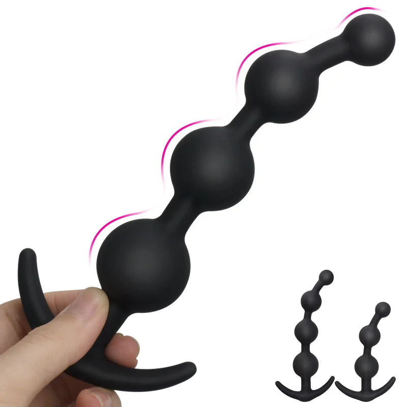 Silicone Anal Beads Butt Plug