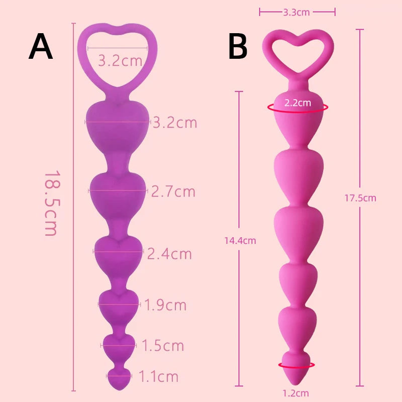 Soft Silicone Anal Beads