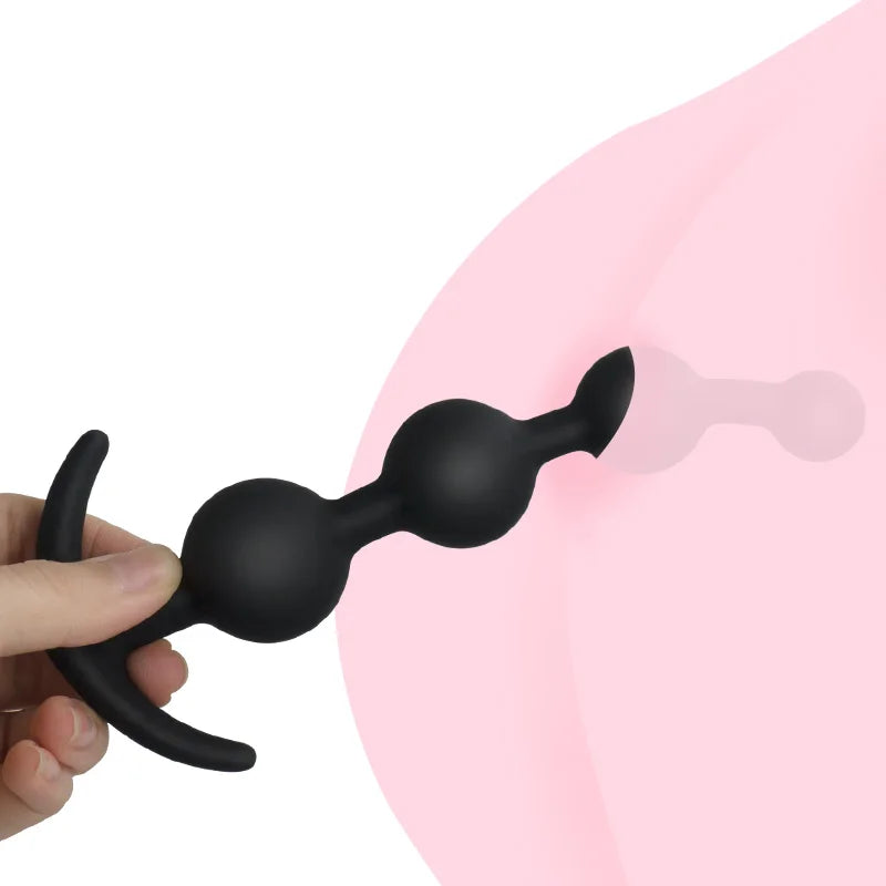 Silicone Anal Beads Butt Plug
