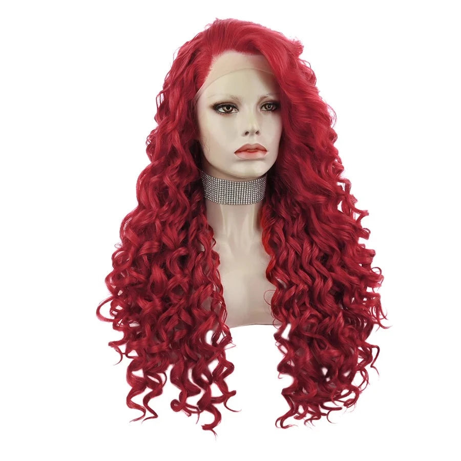 Sassy Chic: Curly Lace Front Wig for Effortless Feminine Vibes - Sissy Panty Shop