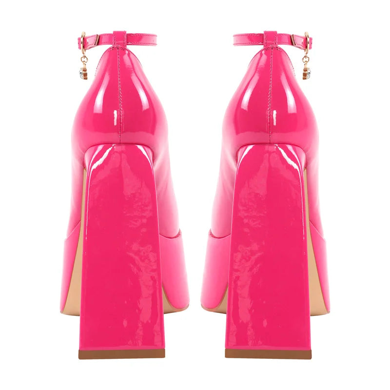 Mary Jane Platform Sissy Pumps