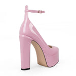Mary-Jane Platform Pumps
