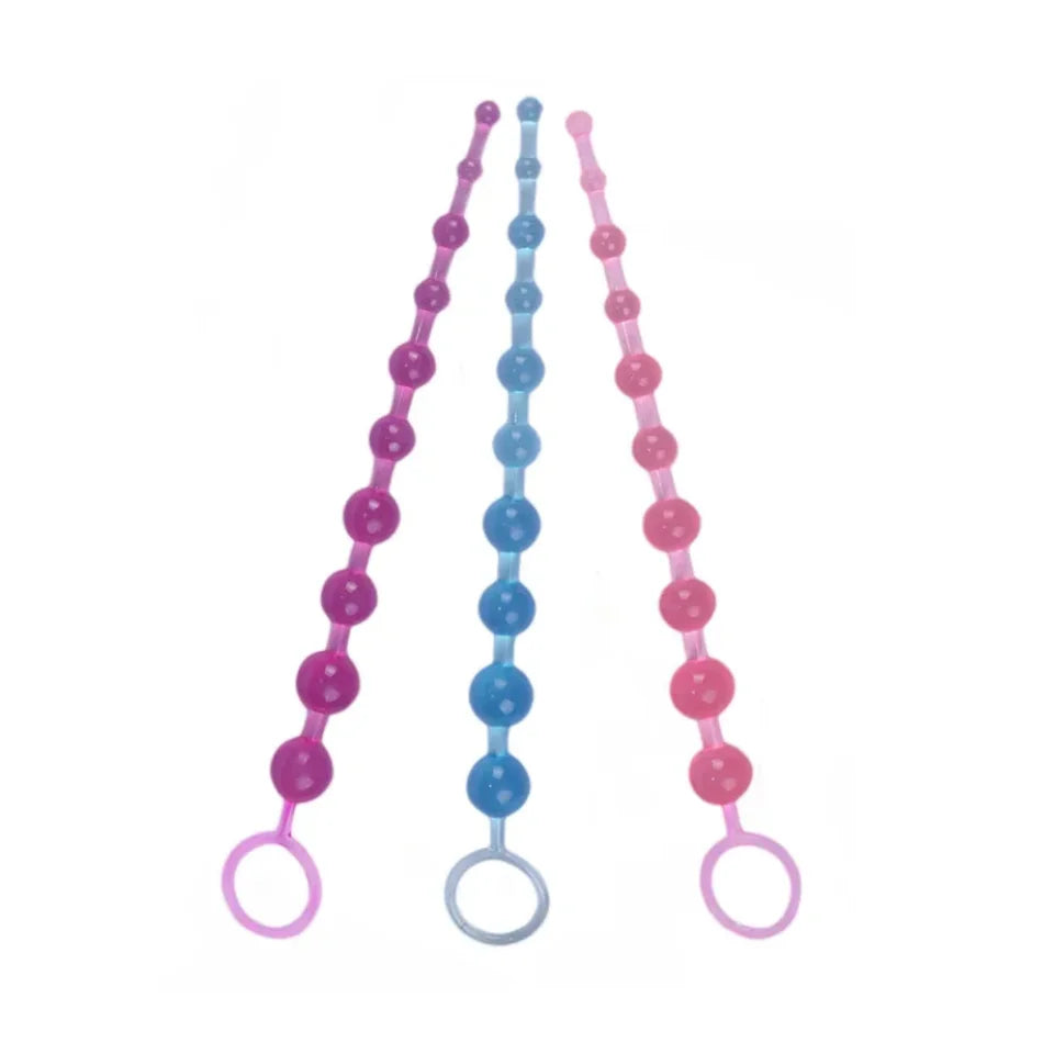 Anal Beads With Pull Ring