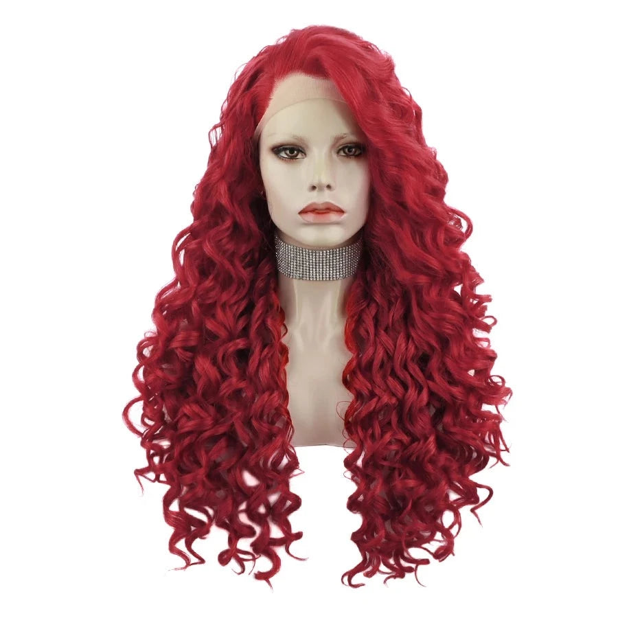 Sassy Chic: Curly Lace Front Wig for Effortless Feminine Vibes - Sissy Panty Shop