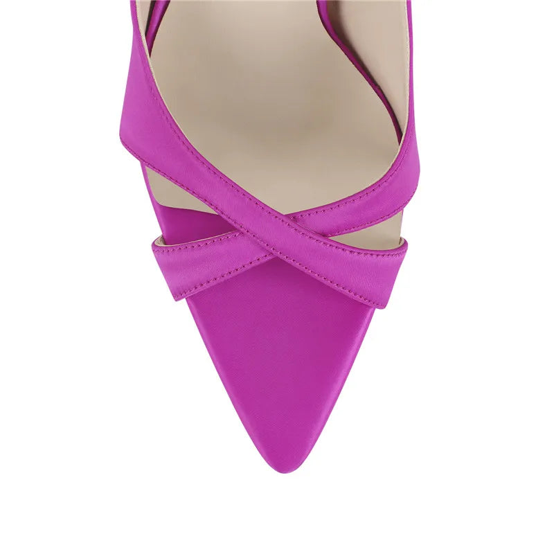 Pink Peep Toe Sissy Pumps