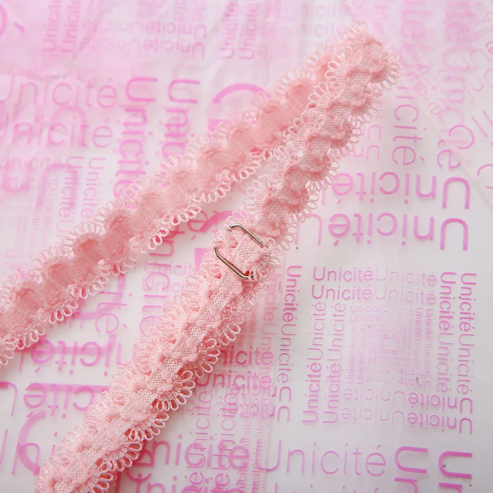 Pink Ruffles Transparent 3-Piece Lingeri Set