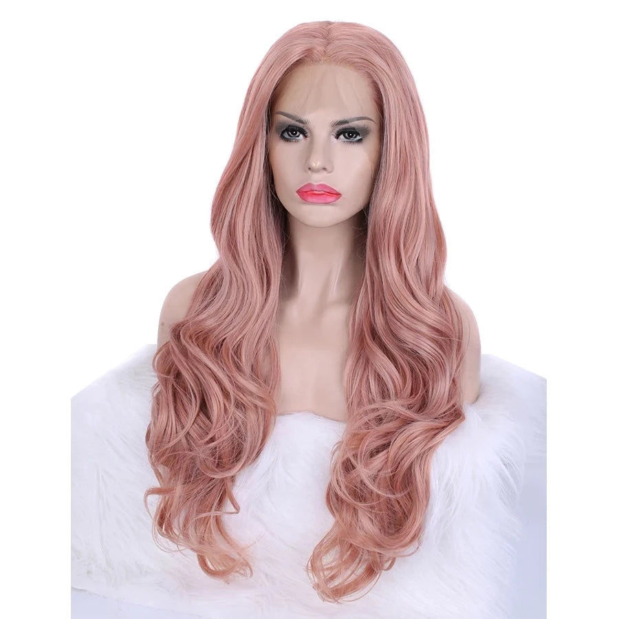Sultry Waves: Long Wavy Lace Front Wig for Captivating Feminine Flair - Sissy Panty Shop