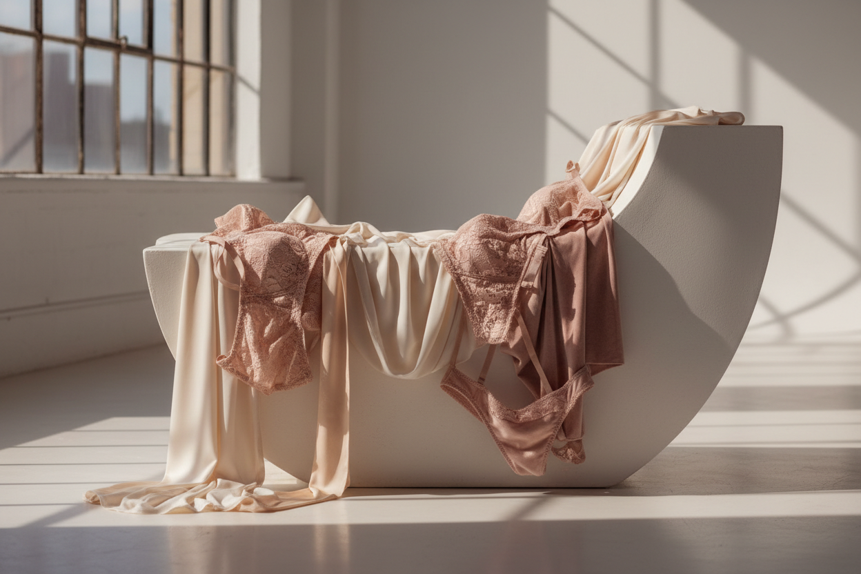 Luxury Intimate Fashion Editorial Banner