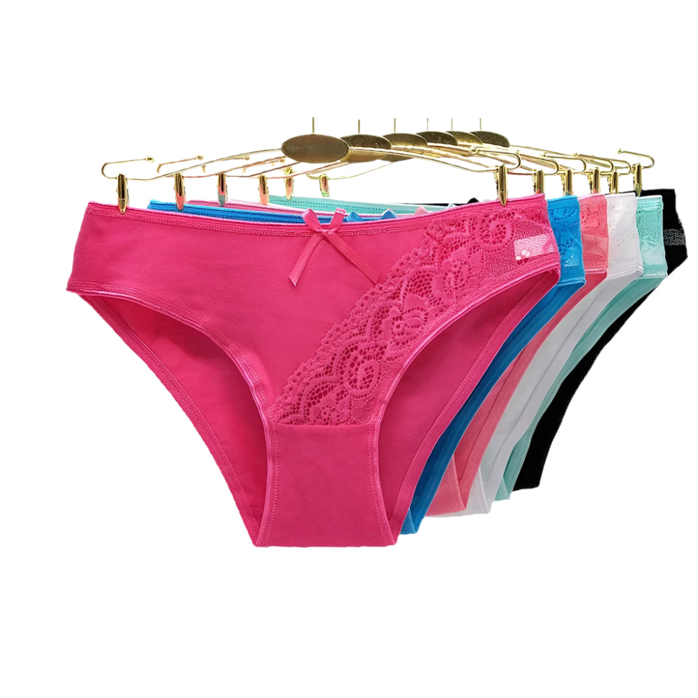 5 Pcs Sissy Lace Cotton Panties