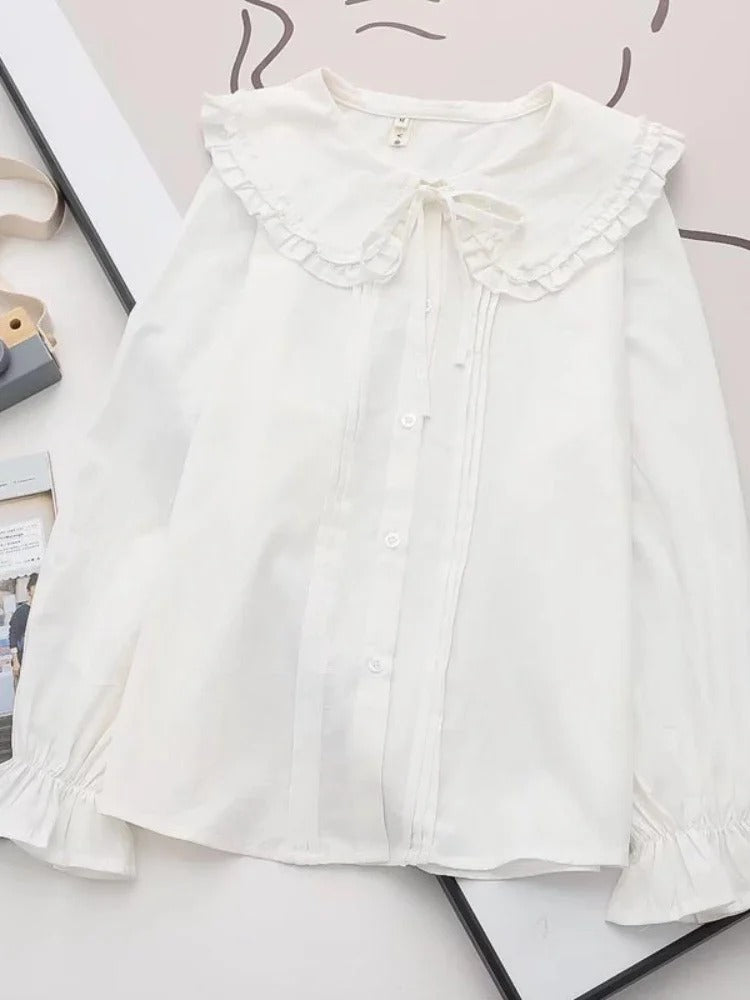 Sweet & Innocent Bowknot Blouse