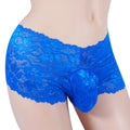 🌸 Floral Lace Pouch Panties – Sissy Blue Dream Edition 🌸