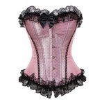 "Sissy Roxy" Satin & Lace Corset - Embrace Your Inner Goddess!