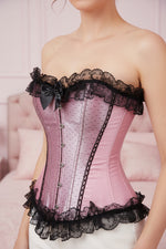 "Sissy Roxy" Satin & Lace Corset - Embrace Your Inner Goddess!