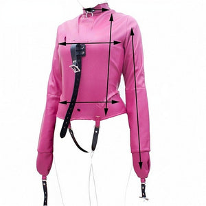 Max Security Sissy Straight Jacket with Crotch Strap - Sissy Panty Shop