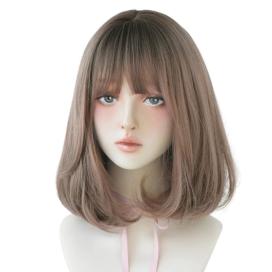 Short Straight Wig With Bangs - Sissy Panty Shop
