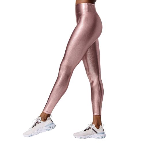 "Slutty Olga" Metallic Pink Leggings - Sissy Panty Shop
