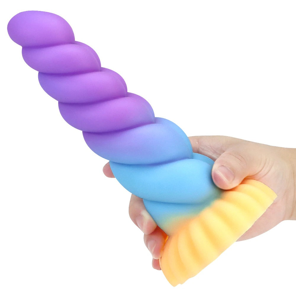 8" Rainbow Prostate Massager - Sissy Panty Shop