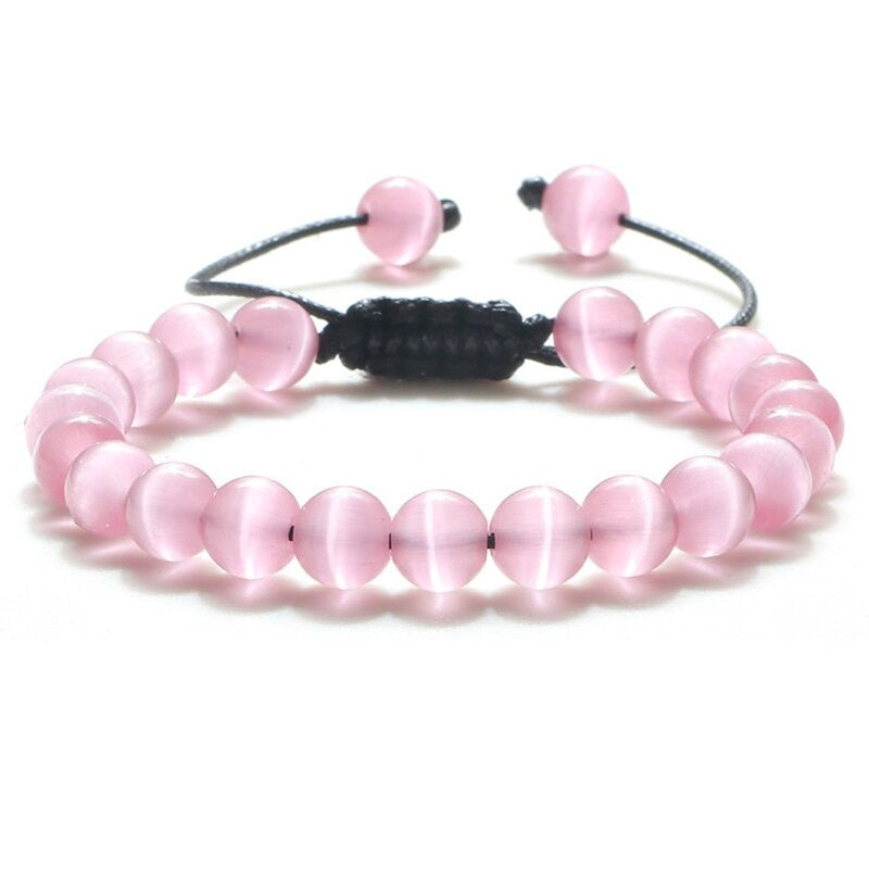 Pink Desire Cat Eye Stone Bracelet - Sissy Panty Shop