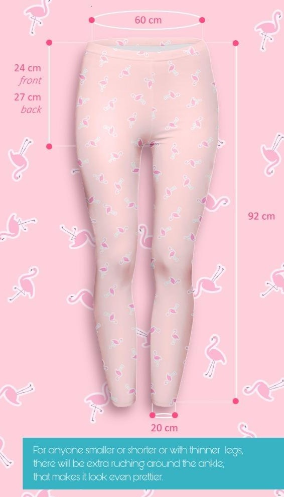 Cute Pink Flamingo Leggings - Sissy Panty Shop