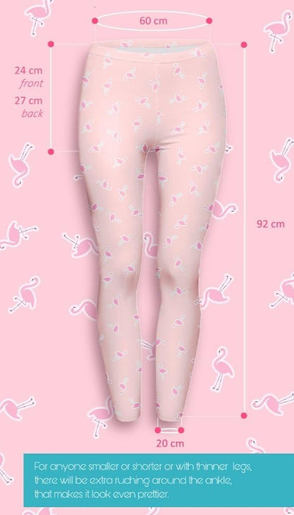 Cute Pink Flamingo Leggings - Sissy Panty Shop