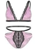 "Sissy Maria" Sating Lingerie Set - Sissy Panty Shop