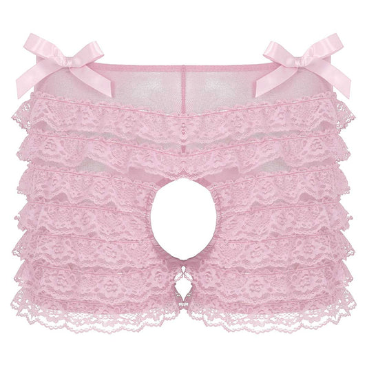 Super Sissy Open Crotch Briefs - Sissy Panty Shop