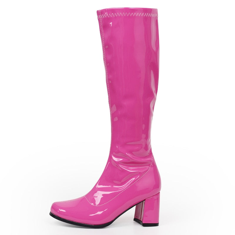 Square Toe Sissy Booties