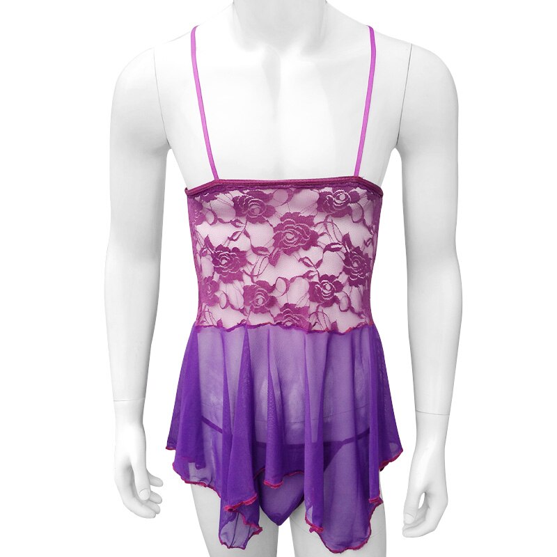 "Purple Slut" Babydoll - Sissy Panty Shop