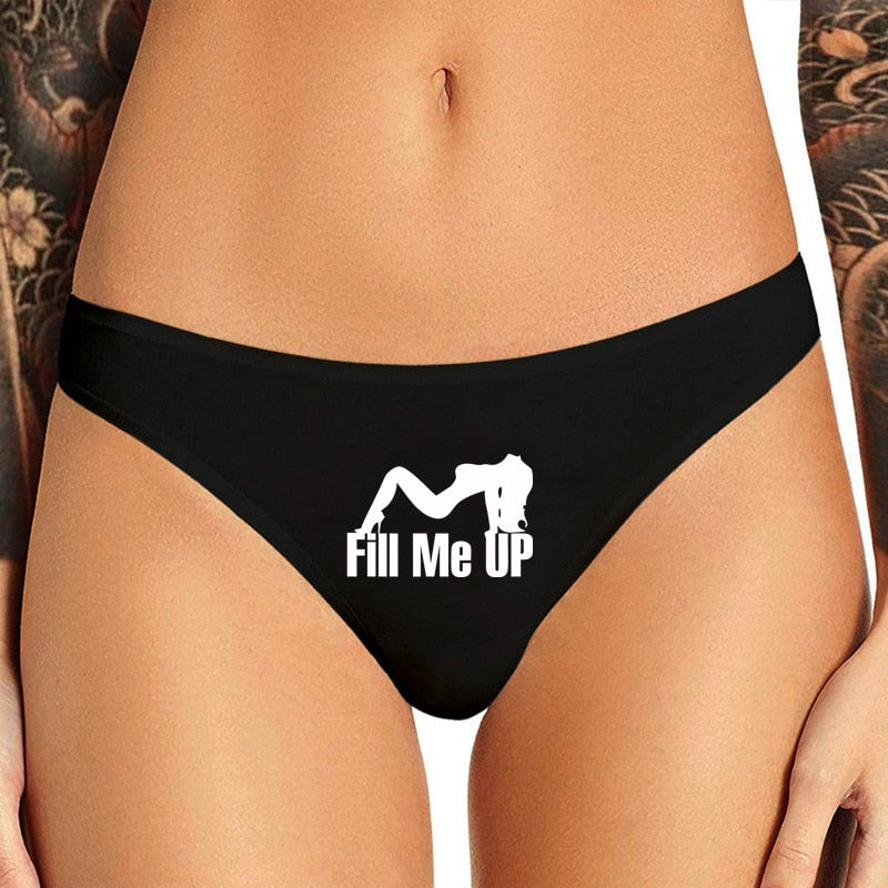 Fill Me Up Slutty Sissy Thong - Sissy Panty Shop