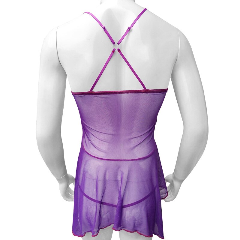 "Purple Slut" Babydoll - Sissy Panty Shop