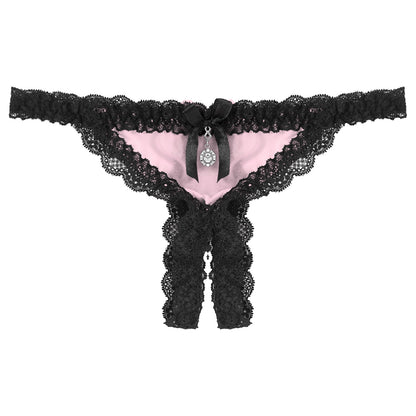 Sissy Veronica Crotchless Thong - Sissy Panty Shop