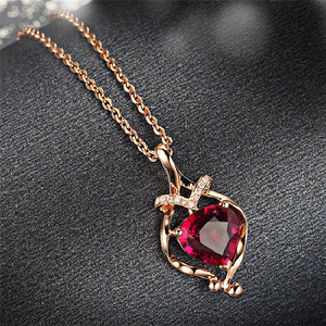 Sissy Forever Pink Heart Necklace - Sissy Panty Shop