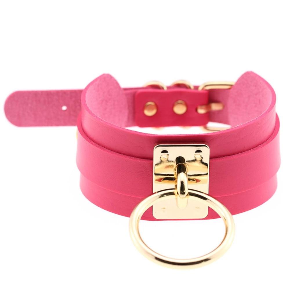 Sissy Slave Leather Choker - Sissy Panty Shop