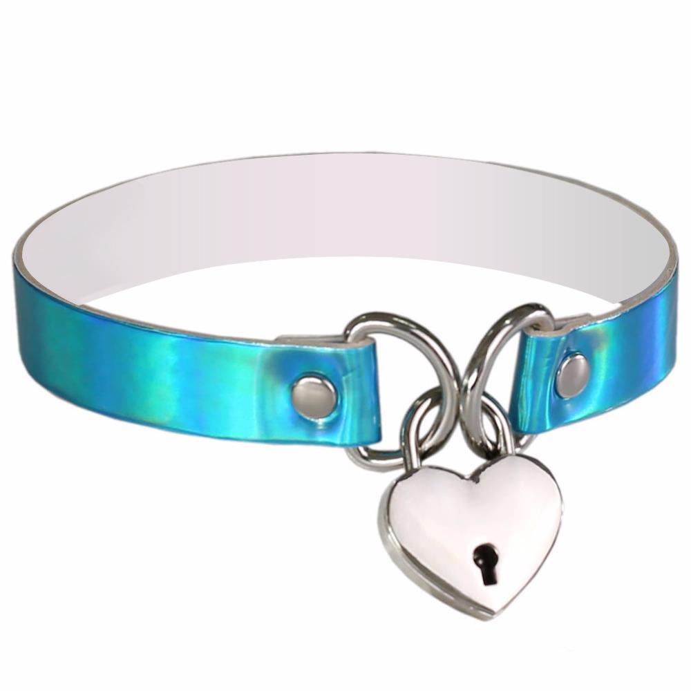 Heart & Key Sissy Locker Choker - Sissy Panty Shop