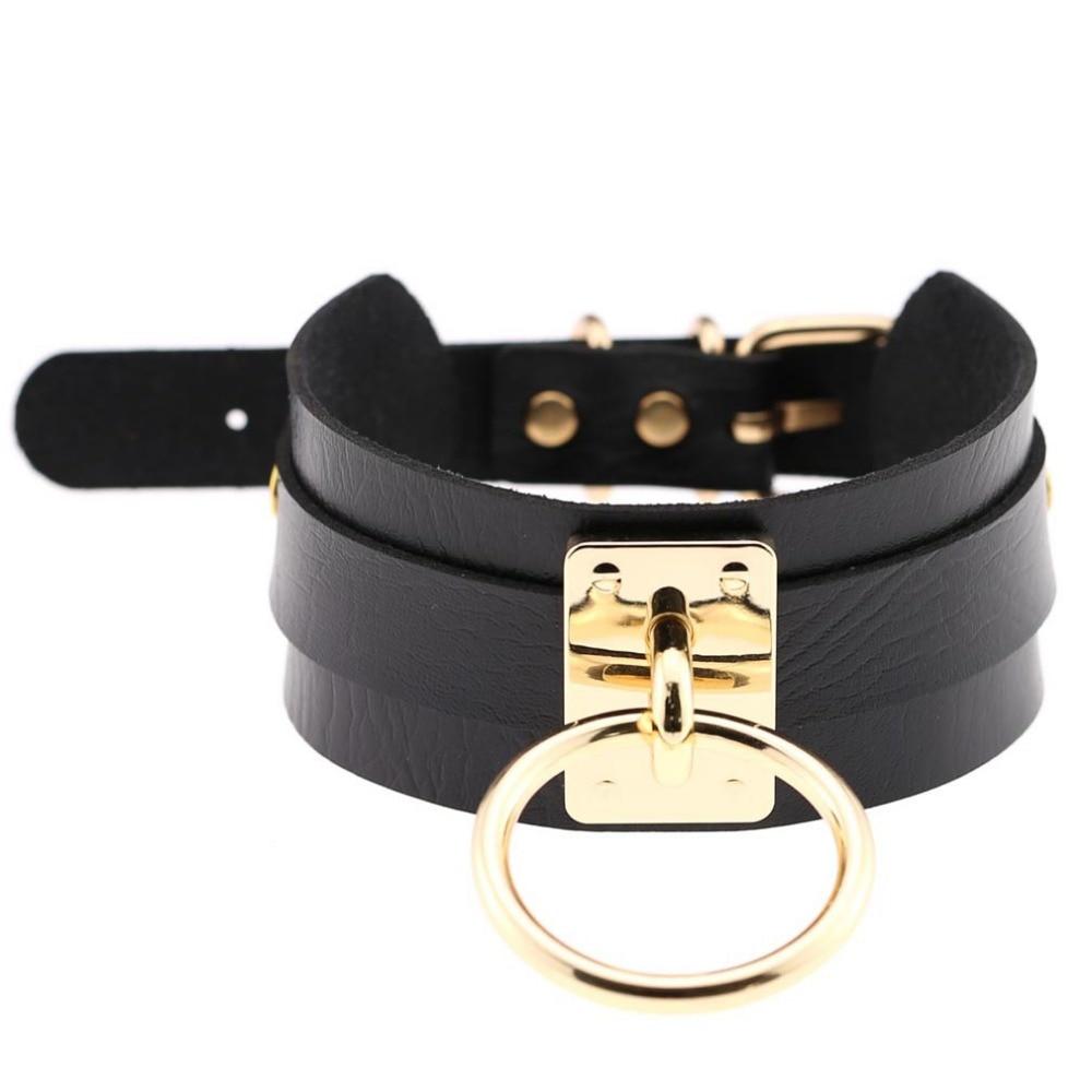 Sissy Slave Leather Choker - Sissy Panty Shop