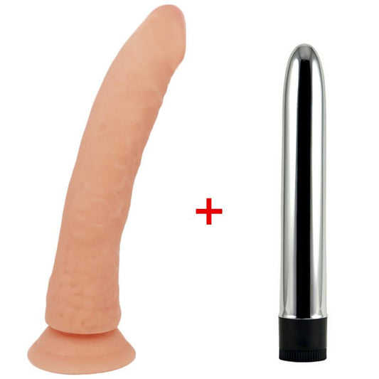 21 cm Sissy Trainer Dildo + Vibrator Set - Sissy Panty Shop