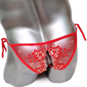 Lux Embroidered Sissy Thong - Sissy Panty Shop