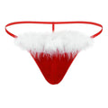 Christmas Velvet Sissy Thong - Sissy Panty Shop