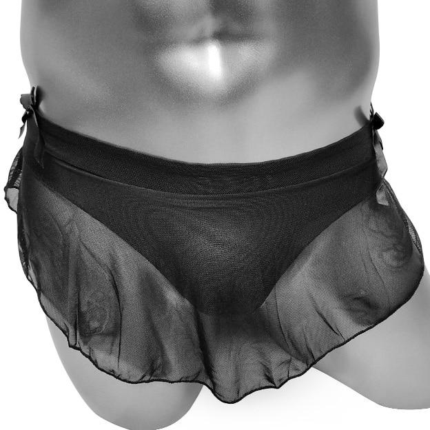 Mesh Ruffles Skirted Panty - Sissy Panty Shop