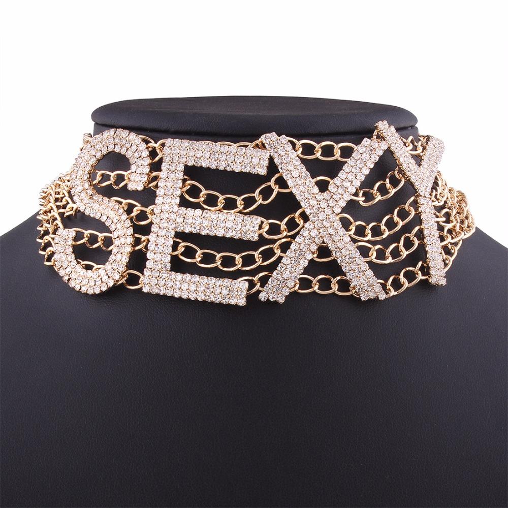 Sexy Crystal Choker - Sissy Panty Shop