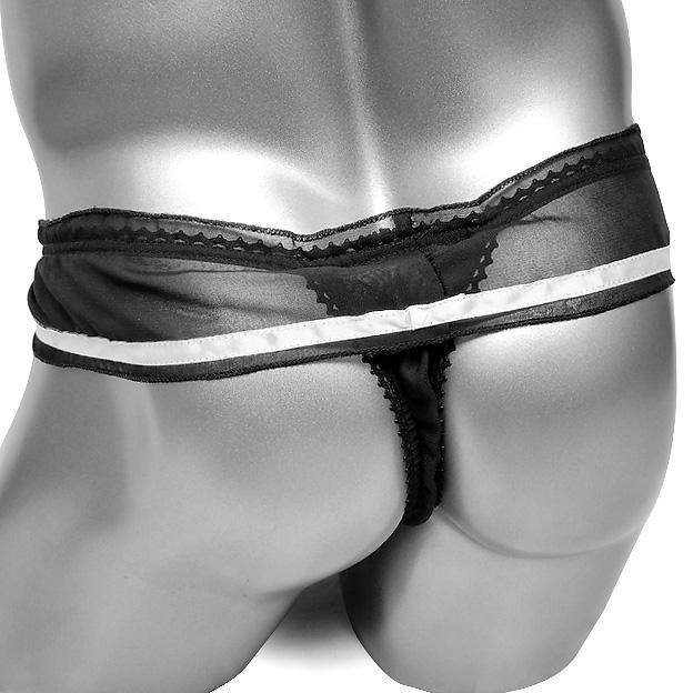 Chiffon Sissy Thong - Sissy Panty Shop