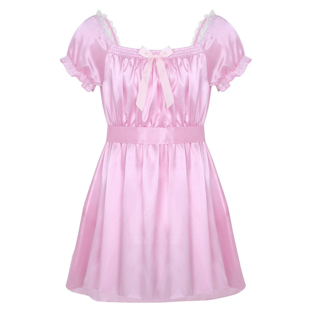 "Sissy Katy" Satin Babydoll Dress - Sissy Panty Shop