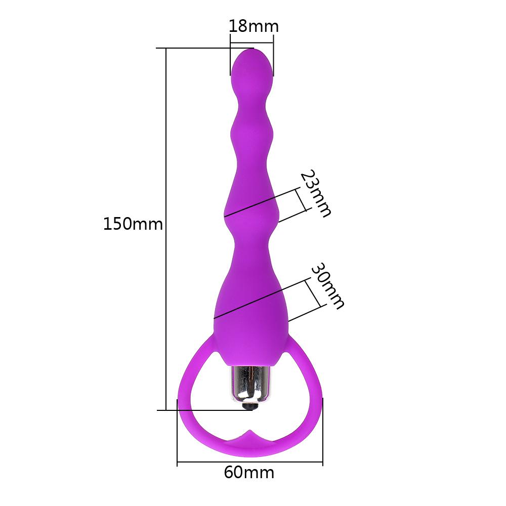 Long Anal Beads Plug & Prostate Massager - Sissy Panty Shop