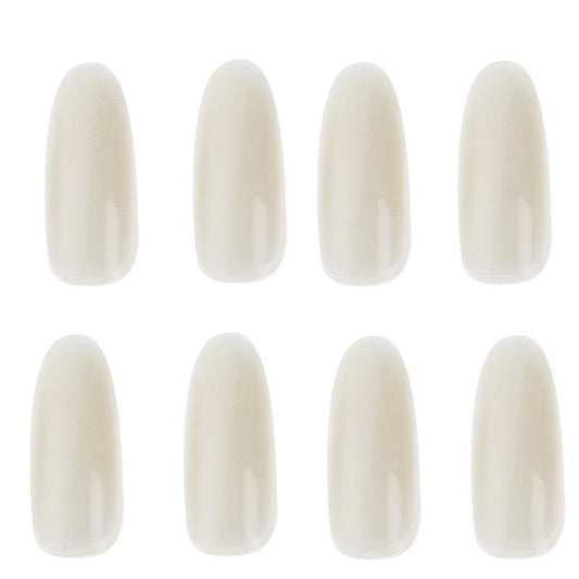 50Pcs Natural White Ultra-Thin False Nail Tips - Sissy Panty Shop