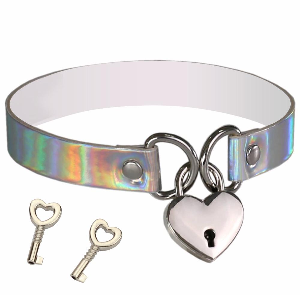 Heart & Key Sissy Locker Choker - Sissy Panty Shop