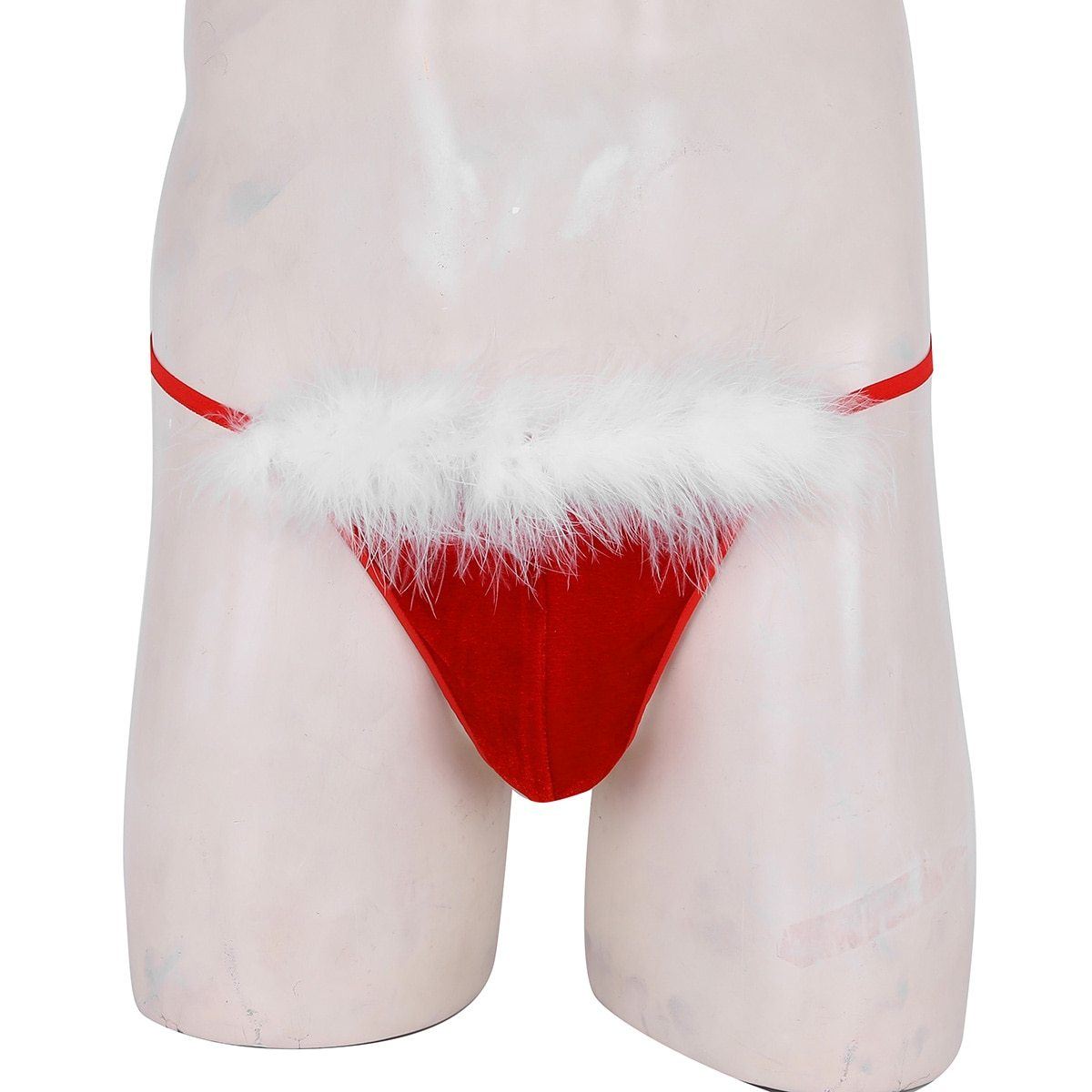 Christmas Velvet Sissy Thong - Sissy Panty Shop