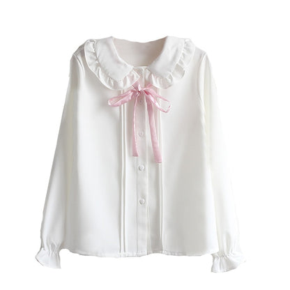 Sweet & Innocent Bowknot Blouse - Sissy Panty Shop