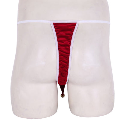 Santa Hat Christmas Thong - Sissy Panty Shop