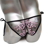 "Penelope" Embroidered Lace Thong - Sissy Panty Shop