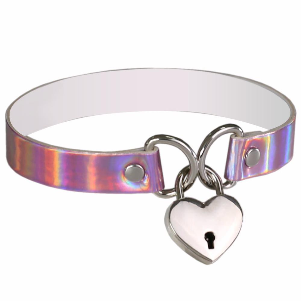 Heart & Key Sissy Locker Choker - Sissy Panty Shop